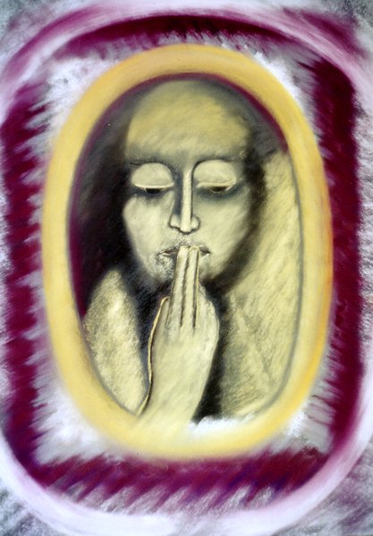 107 Le Silence.jpg - Sil (50x65 cm)